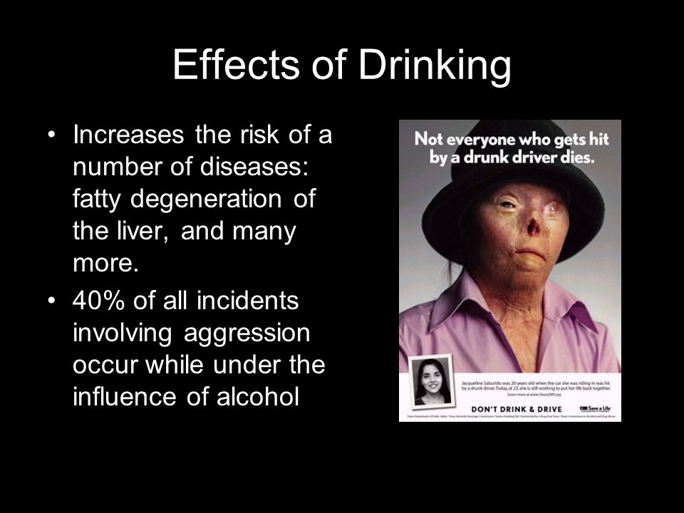 The causes and effects of drinking and driving